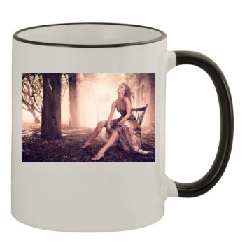 Rosie Huntington-Whiteley 11oz Colored Rim & Handle Mug