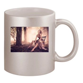 Rosie Huntington-Whiteley 11oz Metallic Silver Mug