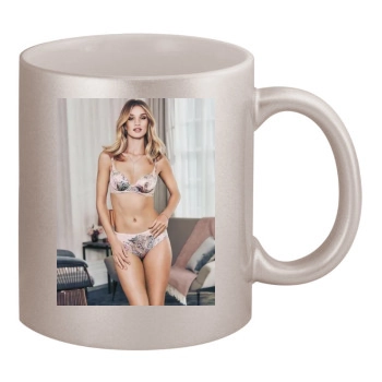 Rosie Huntington-Whiteley 11oz Metallic Silver Mug