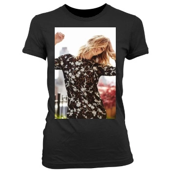 Rosie Huntington-Whiteley Women's Junior Cut Crewneck T-Shirt