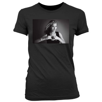 Rosie Huntington-Whiteley Women's Junior Cut Crewneck T-Shirt