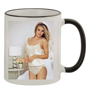 Rosie Huntington-Whiteley 11oz Colored Rim & Handle Mug