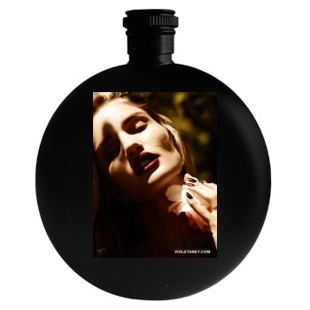 Rosie Huntington-Whiteley Round Flask