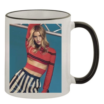 Rosie Huntington-Whiteley 11oz Colored Rim & Handle Mug