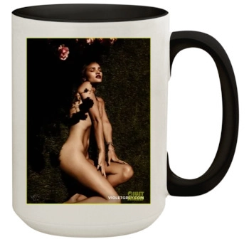 Rosie Huntington-Whiteley 15oz Colored Inner & Handle Mug