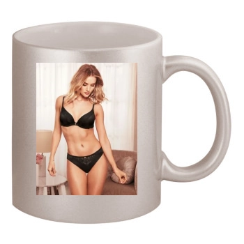 Rosie Huntington-Whiteley 11oz Metallic Silver Mug