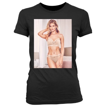 Rosie Huntington-Whiteley Women's Junior Cut Crewneck T-Shirt