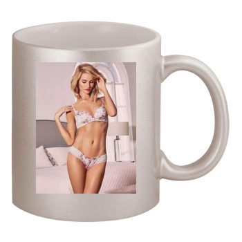 Rosie Huntington-Whiteley 11oz Metallic Silver Mug