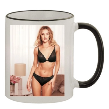 Rosie Huntington-Whiteley 11oz Colored Rim & Handle Mug