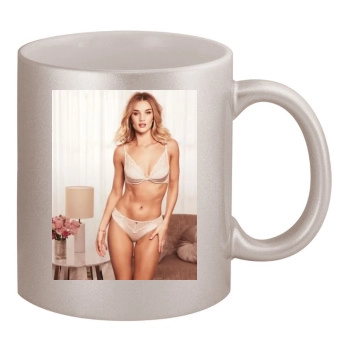 Rosie Huntington-Whiteley 11oz Metallic Silver Mug