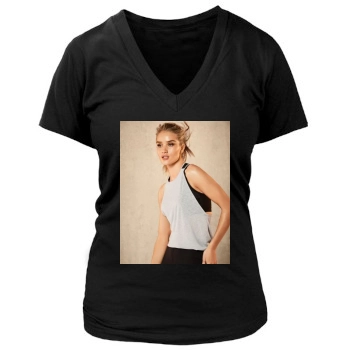 Rosie Huntington-Whiteley Women's Deep V-Neck TShirt