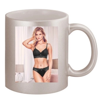 Rosie Huntington-Whiteley 11oz Metallic Silver Mug