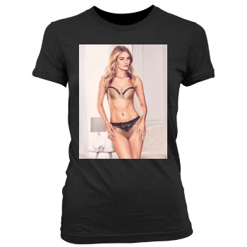 Rosie Huntington-Whiteley Women's Junior Cut Crewneck T-Shirt