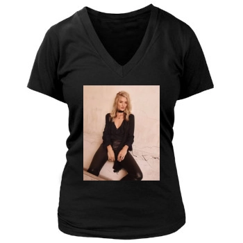 Rosie Huntington-Whiteley Women's Deep V-Neck TShirt