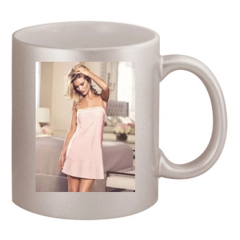 Rosie Huntington-Whiteley 11oz Metallic Silver Mug