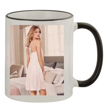 Rosie Huntington-Whiteley 11oz Colored Rim & Handle Mug