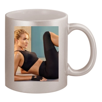 Rosie Huntington-Whiteley 11oz Metallic Silver Mug