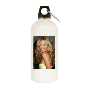 Elle MacPherson White Water Bottle With Carabiner