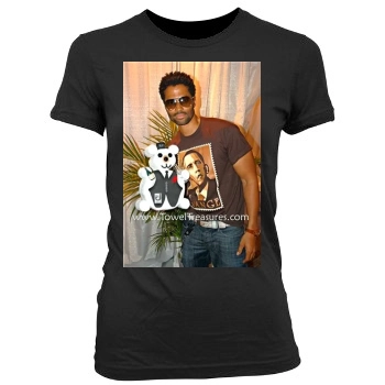 Eric Benet Women's Junior Cut Crewneck T-Shirt