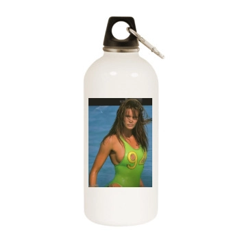 Elle MacPherson White Water Bottle With Carabiner