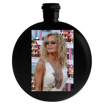 Farrah Fawcett Round Flask