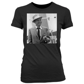 Frank Sinatra Women's Junior Cut Crewneck T-Shirt