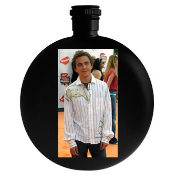 Frankie Muniz Round Flask