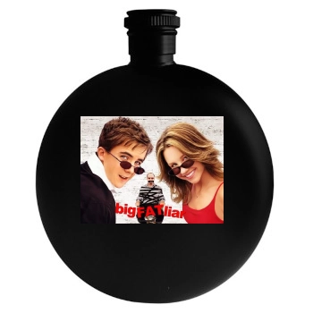 Frankie Muniz Round Flask