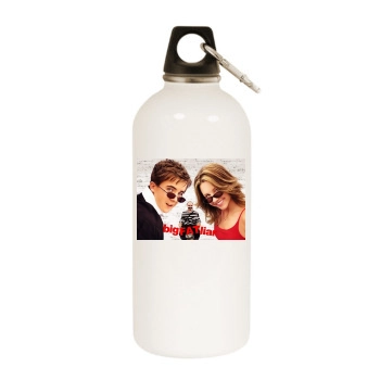 Frankie Muniz White Water Bottle With Carabiner