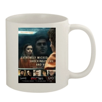 Extremely Wicked, Shockingly Evil, and Vile (2019) 11oz White Mug