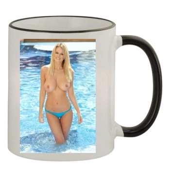 Rhian Sugden 11oz Colored Rim & Handle Mug