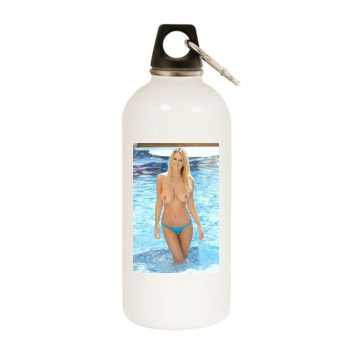 Rhian Sugden White Water Bottle With Carabiner