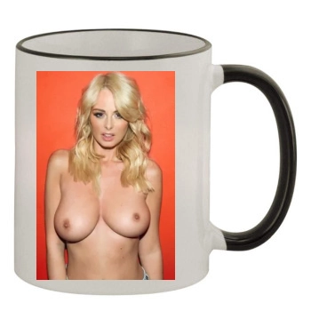 Rhian Sugden 11oz Colored Rim & Handle Mug