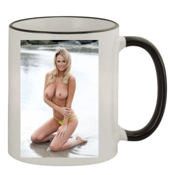 Rhian Sugden 11oz Colored Rim & Handle Mug