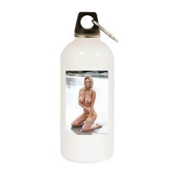 Rhian Sugden White Water Bottle With Carabiner