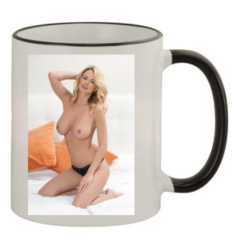 Rhian Sugden 11oz Colored Rim & Handle Mug