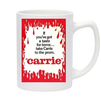 Carrie (1976) 14oz White Statesman Mug