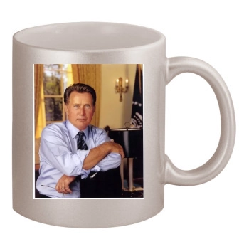 Martin Sheen 11oz Metallic Silver Mug