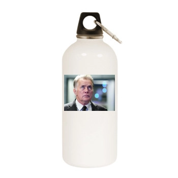 Martin Sheen White Water Bottle With Carabiner