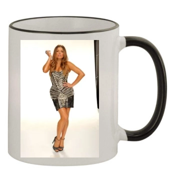 Fergie 11oz Colored Rim & Handle Mug