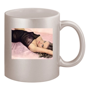 Xenia Seeberg 11oz Metallic Silver Mug