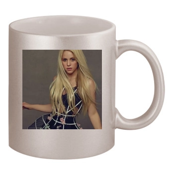 Shakira 11oz Metallic Silver Mug