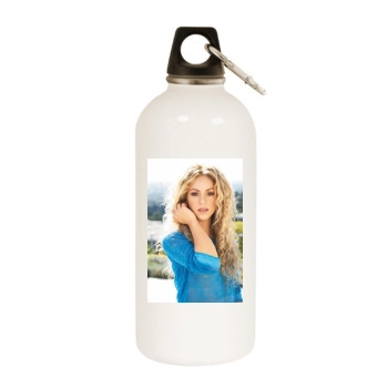 Shakira White Water Bottle With Carabiner