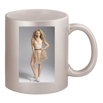 Shakira 11oz Metallic Silver Mug