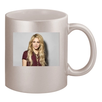 Shakira 11oz Metallic Silver Mug