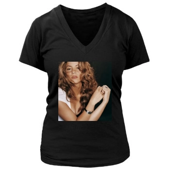 Shakira Women's Deep V-Neck TShirt