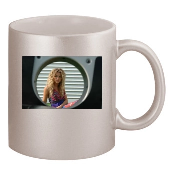 Shakira 11oz Metallic Silver Mug