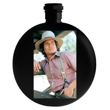 Michael Landon Round Flask