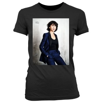 Sophie Marceau Women's Junior Cut Crewneck T-Shirt