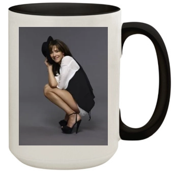 Sophie Marceau 15oz Colored Inner & Handle Mug